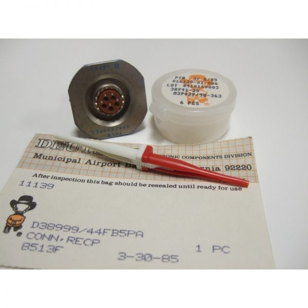 D38999/44FB5PA Connector Mfg: Deutsch Condition: New Surplus