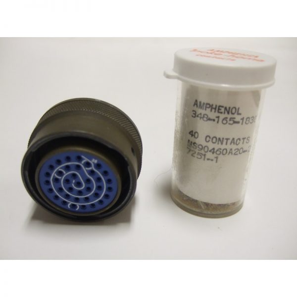 M81511/06EF02S3 Connector Mfg: Amphenol Condition: New Surplus