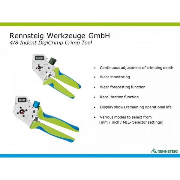 8726 0000 61 DigiCrimp Tool MIL Mfg: Rennsteig Condition: Factoy New