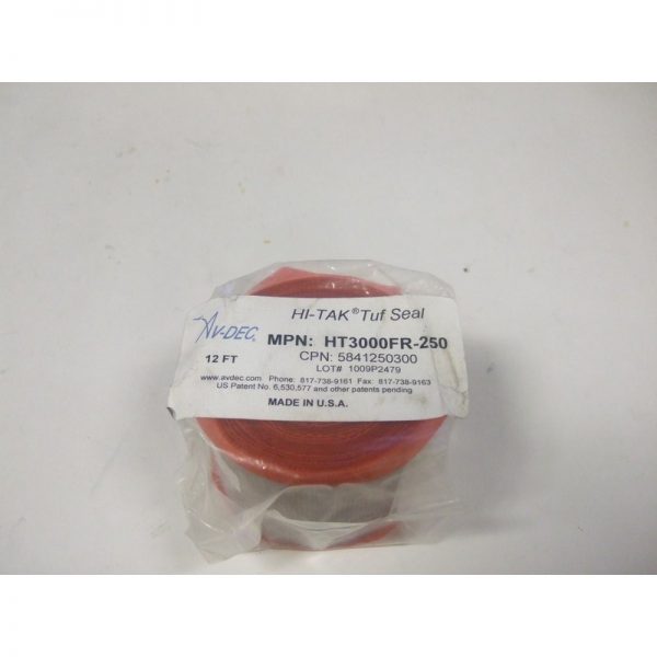 HT3000FR-250 HI-Tak Tuf Seal Tape Mfg: AVDEC Condition: New Surplus