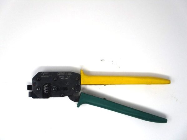 169400 Crimp Tool with 169249 Die  Mfg. TE Connectivity AMP Condition: Used