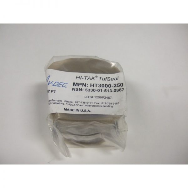 HT3000-250 HI-Tak Tuf Seal Tape Mfg: AVDEC Condition: New Surplus