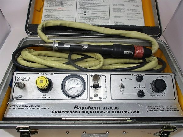HT900B Compressed Air Nitrogen Heating Tool  Mfg. Raychem  Condition: Used