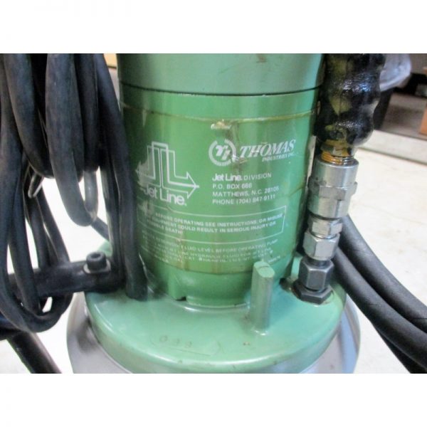 HA-I-ES Hydraulic Pump Mfg: Thomas Industries Jet Line Condition: Used