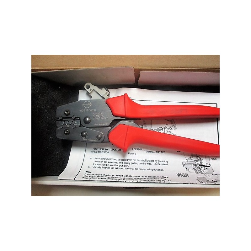 63811-5200 Crimp Tool Engraved Mfg: Molex Condition: New Surplus
