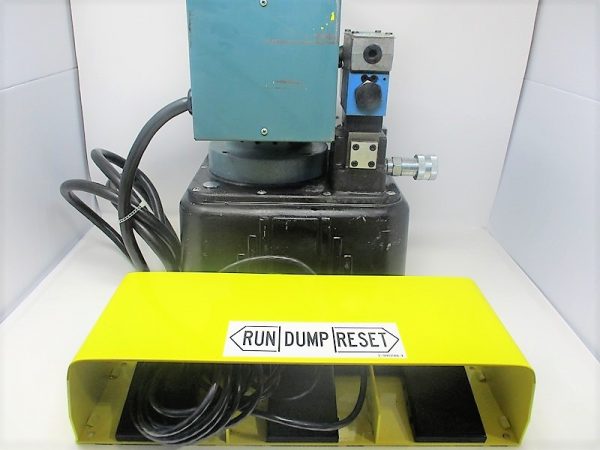 69120-1  Hydraulic Pump With Foot Controller Mfg. TE Connectivity AMP  Condition: Used