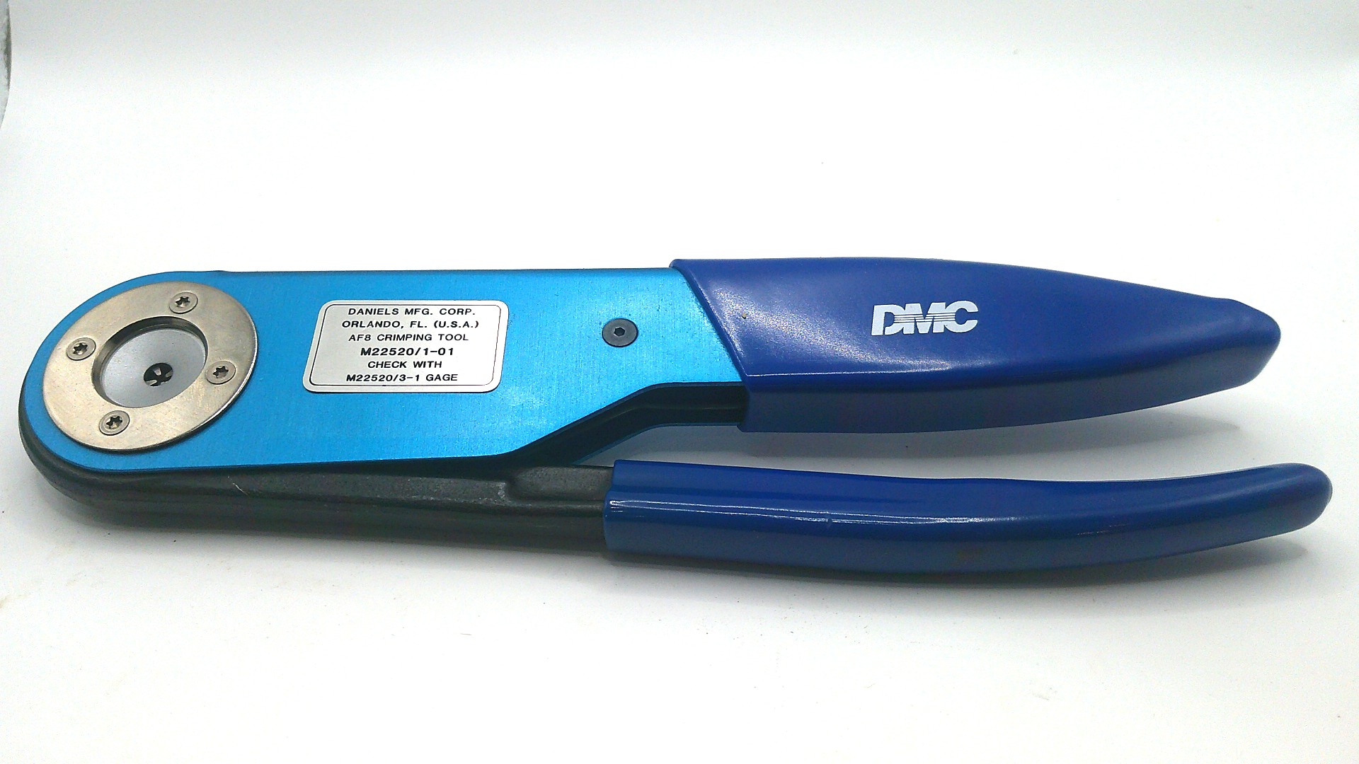 AF8 M22520/1-01 Engraved Crimp Tool Mfg. Daniels Cond. New Surplus - Image 2