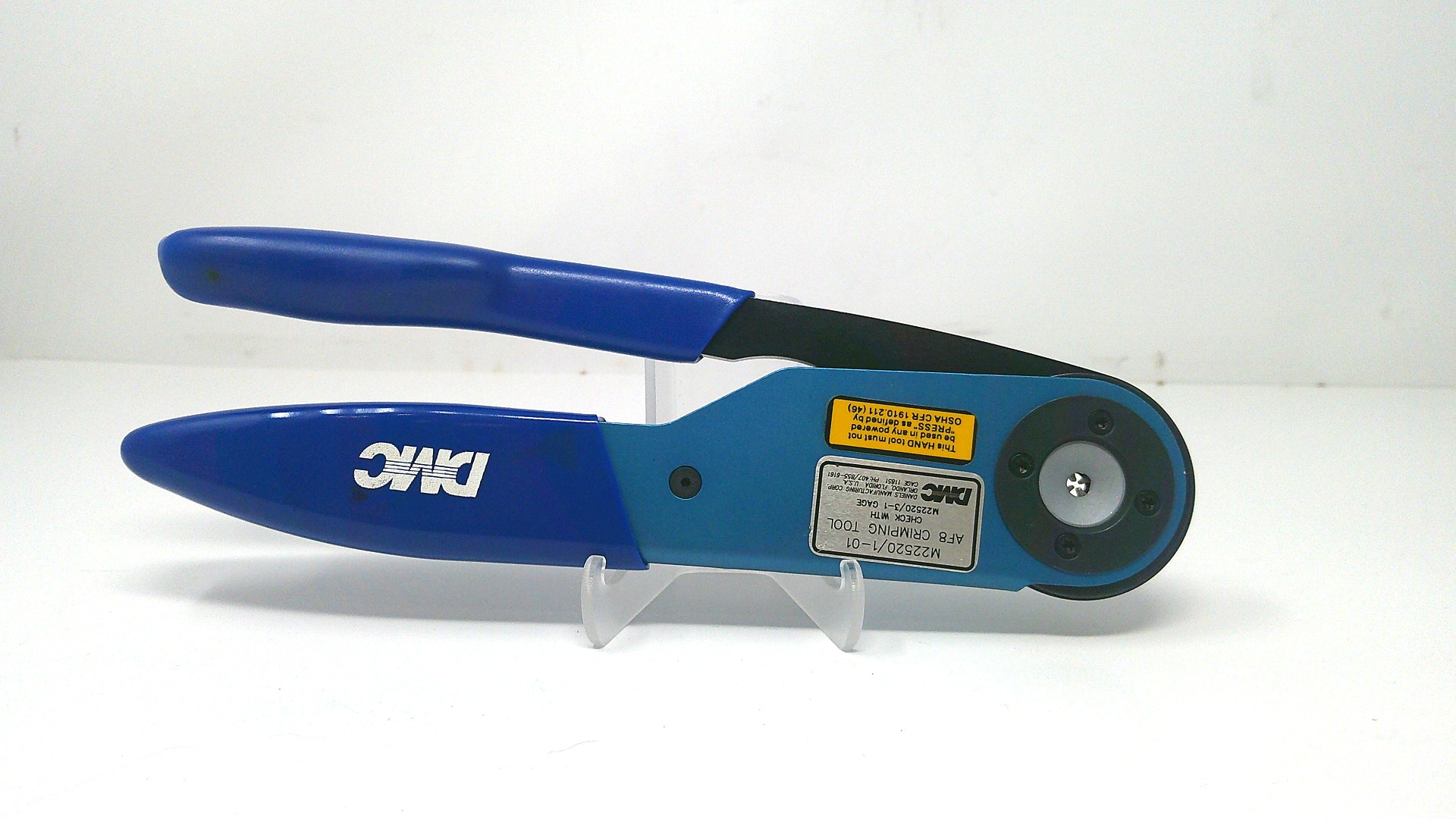 AF8 M22520/1-01 Engraved Crimp Tool Mfg. Daniels Corp Condition: New Surplus - Image 3