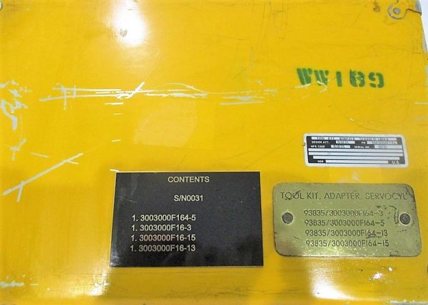 3003000F164 Servo Cylinder Kit Mfg. Parker Hannifin Condition: Used - Image 2