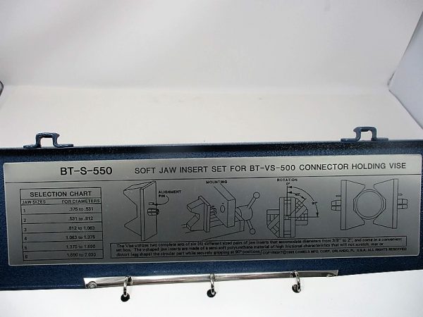 BT-S-550  Torque Adapter Set  Mfg. Daniels DMC  Condition: Used - Image 2