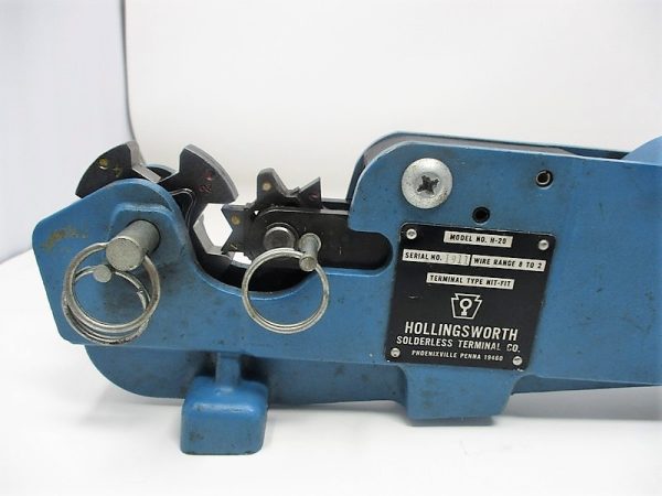 H-20 Crimp Tool With H20F Mfg: Hollingsworth Condition: Used - Image 2