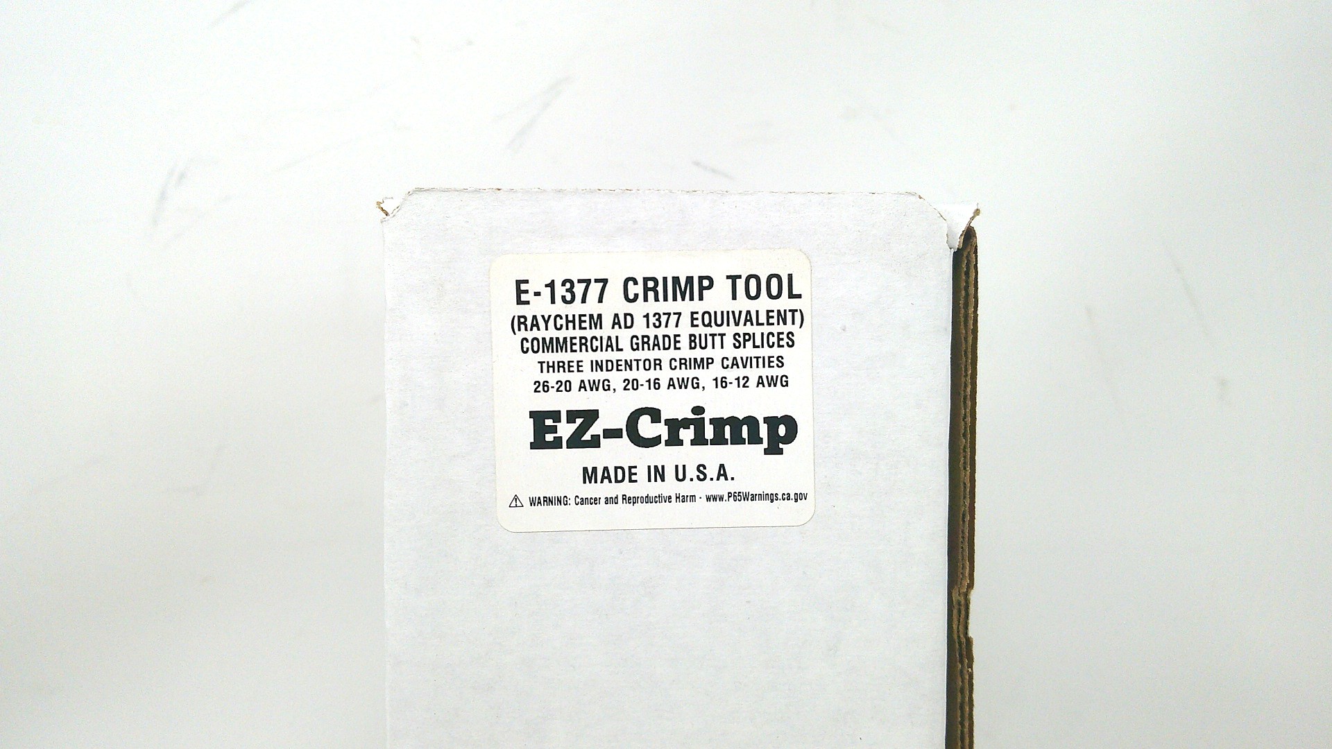 E-1377 Crimp Tool Mfg. EZ-Crimp Condition: Factory New - Image 3