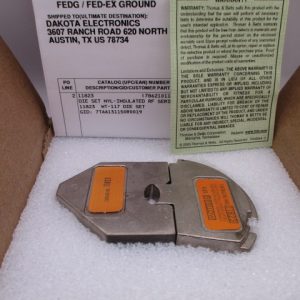 11823  Crimp Die  Mfg: ABB Installation Products  Condition: Factory New