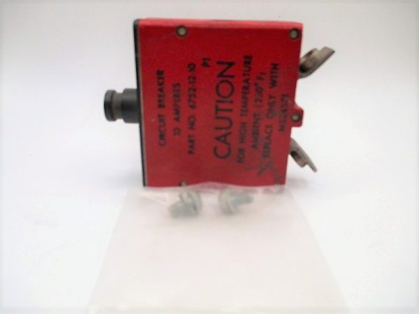 6752-12-10 Breaker Mfg. Klixon Condition: New Surplus