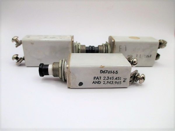 D6761-1-5 Breaker Mfg. Klixon Condition: New Surplus
