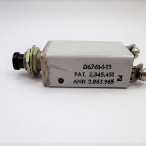 D6761-1-15 Breaker Mfg. Klixon Condition: New Surplus