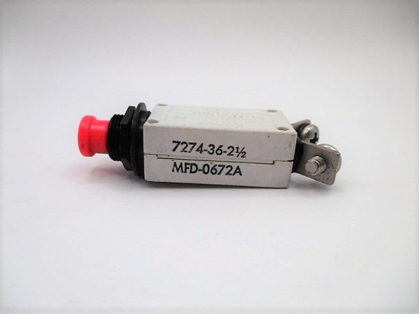 7274-36-2.5 Breaker Mfg. Klixon Condition: New Surplus