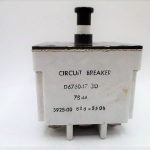 D6760-17-30 Breaker Mfg. Klixon Condition: New Surplus