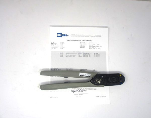 91523-1  Crimp Tool Calibrated Mfg. TE Connectivity AMP Condition: Used