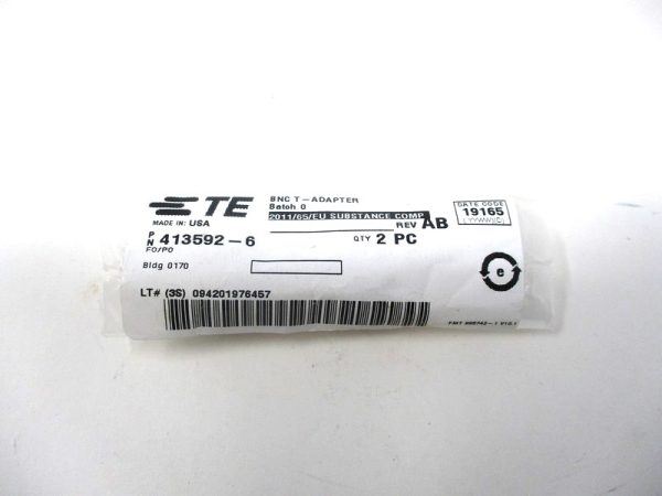413592-6 Adapter Mfg. TE Connectivity AMP Condition: New Surplus