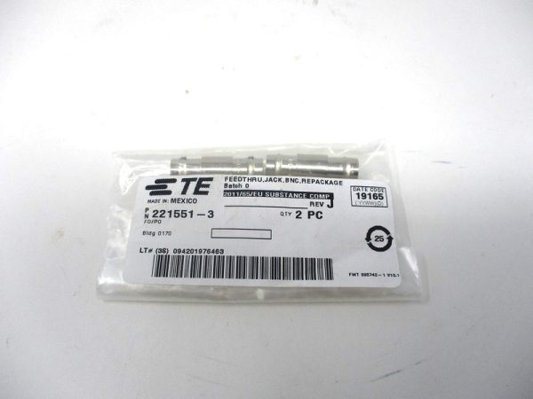 221551-3 Jack Mfg. TE Connectivity AMP Condition: New Surplus