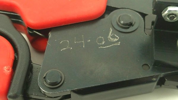 64001-0400  RHT-1994 Engraved Crimp Tool  Mfg. Molex  Condition: New Surplus - Image 2