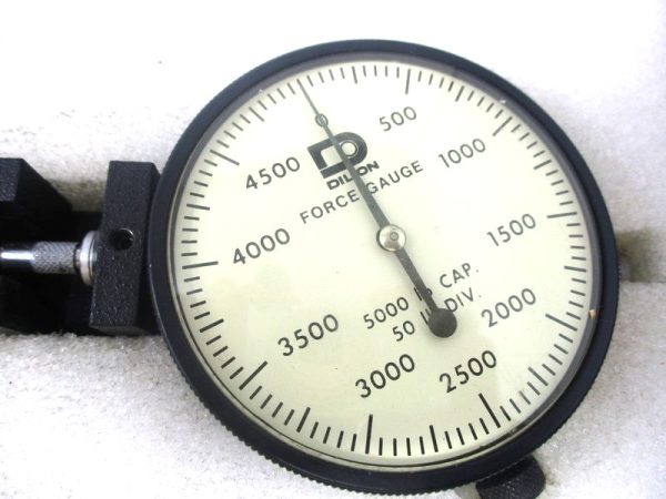 Dillon Model "U" Force Gauge 5000 lb CAP Mfg: Dillon  Condition: New Surplus - Image 2