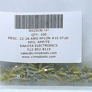 MS25036-147 Terminal 100 pcs Mfg. Amp/TE Condition: New Surplus