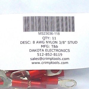 MS25036-118 Terminal 11 pcs Mfg. T&B Cond: New Surplus