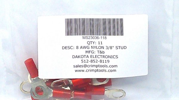 MS25036-118 Terminal 11 pcs Mfg. T&B Cond: New Surplus