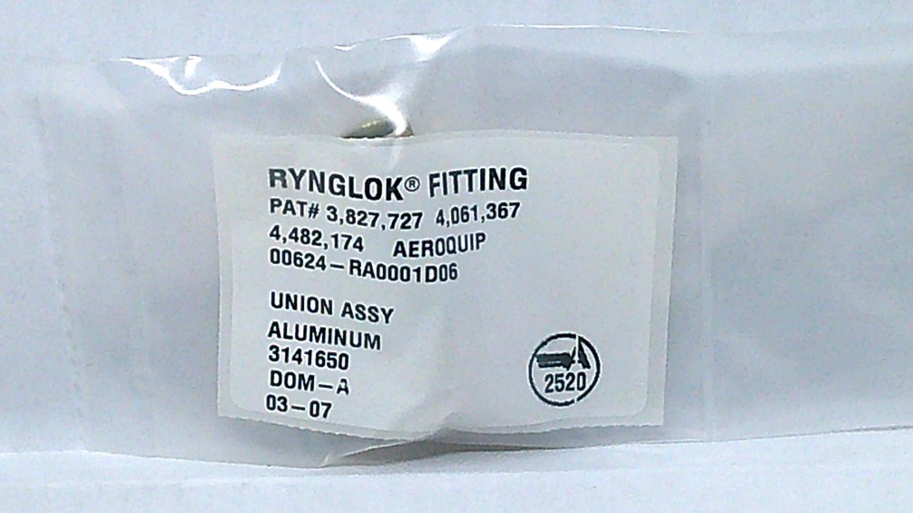 Aeroquip Aluminum #6 90 Elbow Union Aeroquip Aluminum #6 90 Elbow Union