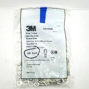12-8 Terminal 100PCS Mfg. 3M Condition: New Surplus