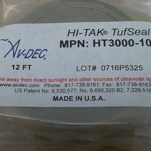 HT3000-100  HI-Tak Tuf Seal Tape  Mfg: AVDEC  Condition: New Surplus