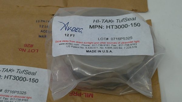 HT3000FR-150  HI-Tak Tuf Seal Tape  Mfg: AVDEC  Condition: New Surplus