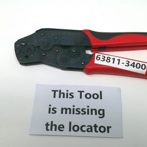 63811-3400 Crimp Tool No Locator Mfg: Molex Condition: Used
