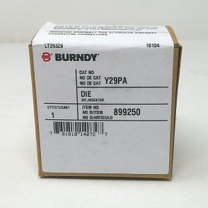Y29PA Indenter Mfg.: Burndy Condition: Factory New