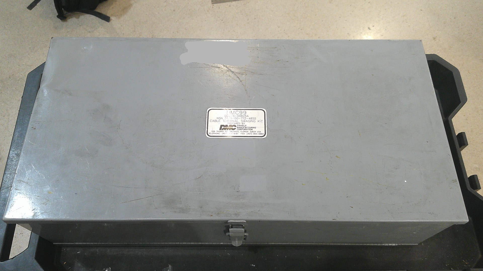DMC99 Portable Cable Swaging Kit Mfg.: Daniels Cond.: New Surplus - Image 2