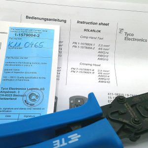 1-1579004-2 Crimp Tool Mfg. AMP/TE Cond. New Surplus