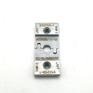 312253-1 Crimp Die M22520/36-03 Mfg. AMP/TE Condition: Used