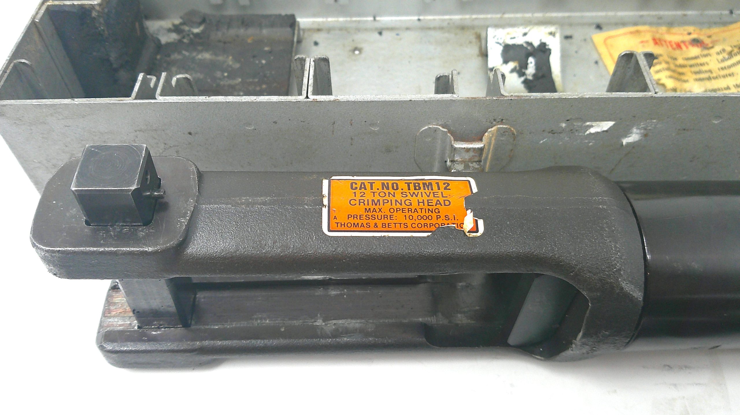 TBM12 Crimp Head & Dies Mfg: TnB Condition: Used - Image 2