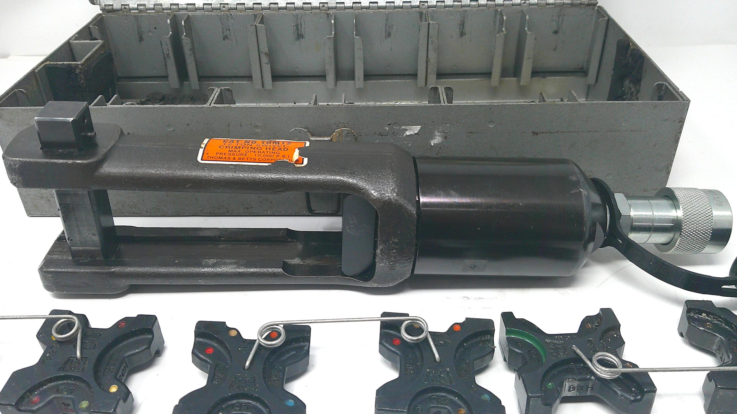 TBM12 Crimp Head & Dies Mfg: TnB Condition: Used - Image 4